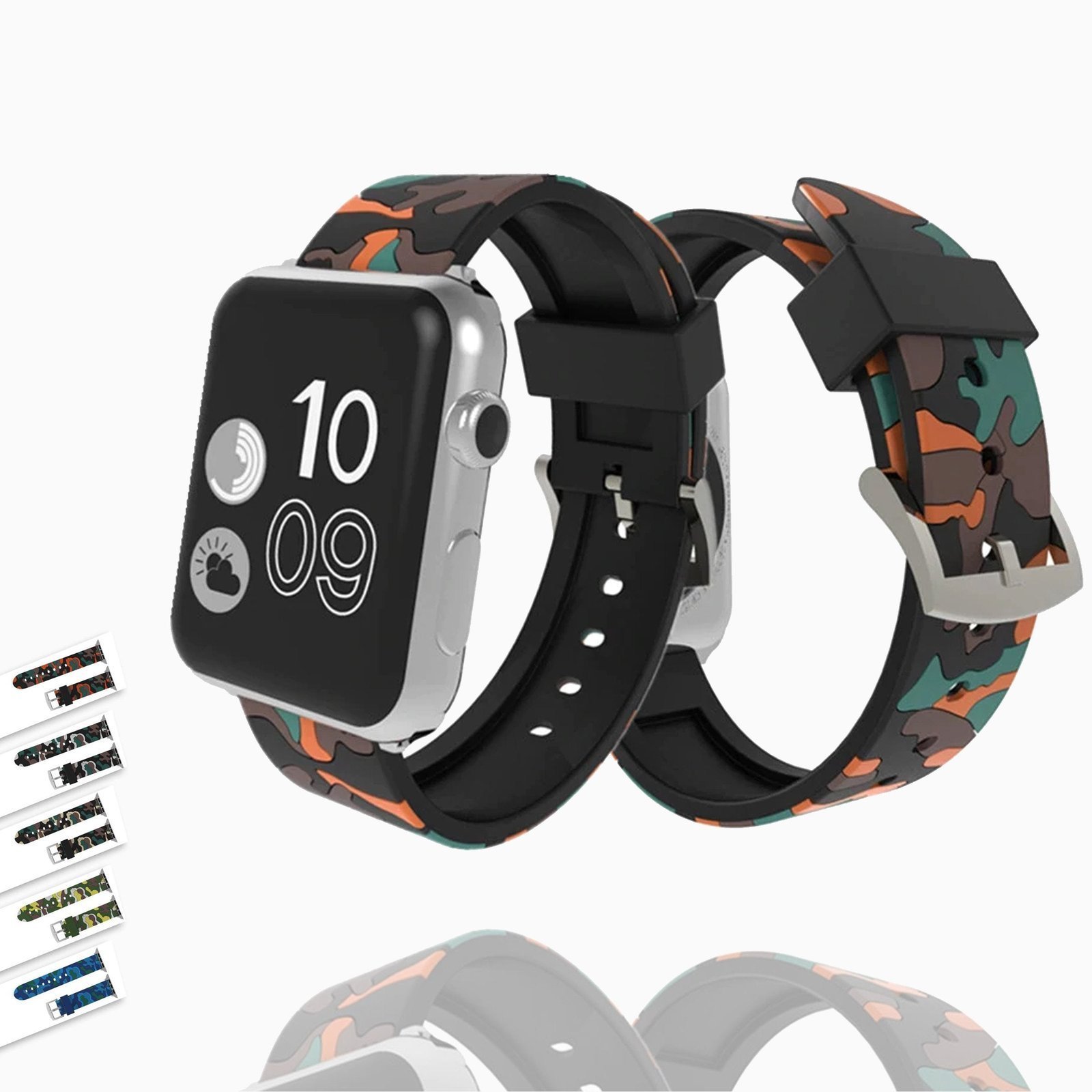 4715854463112.jpg Camouflage Army pattern strap, Silicone bracelet Nike sport 7 6 5 4 3 - Image 1