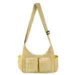 Women's High-end Waterproof Nylon Messenger Bag Casual and Versatile Outer Po...